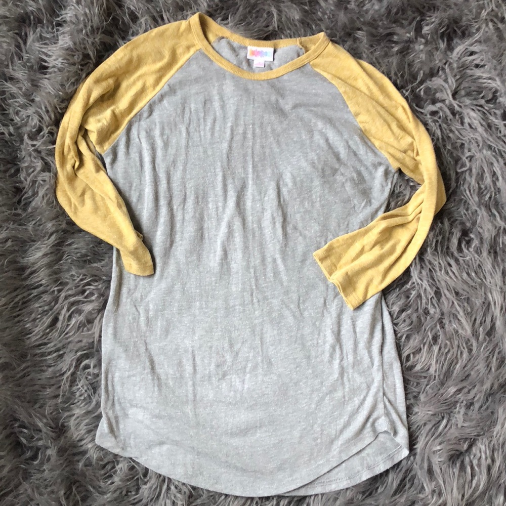 Lularoe Randy top gray size small